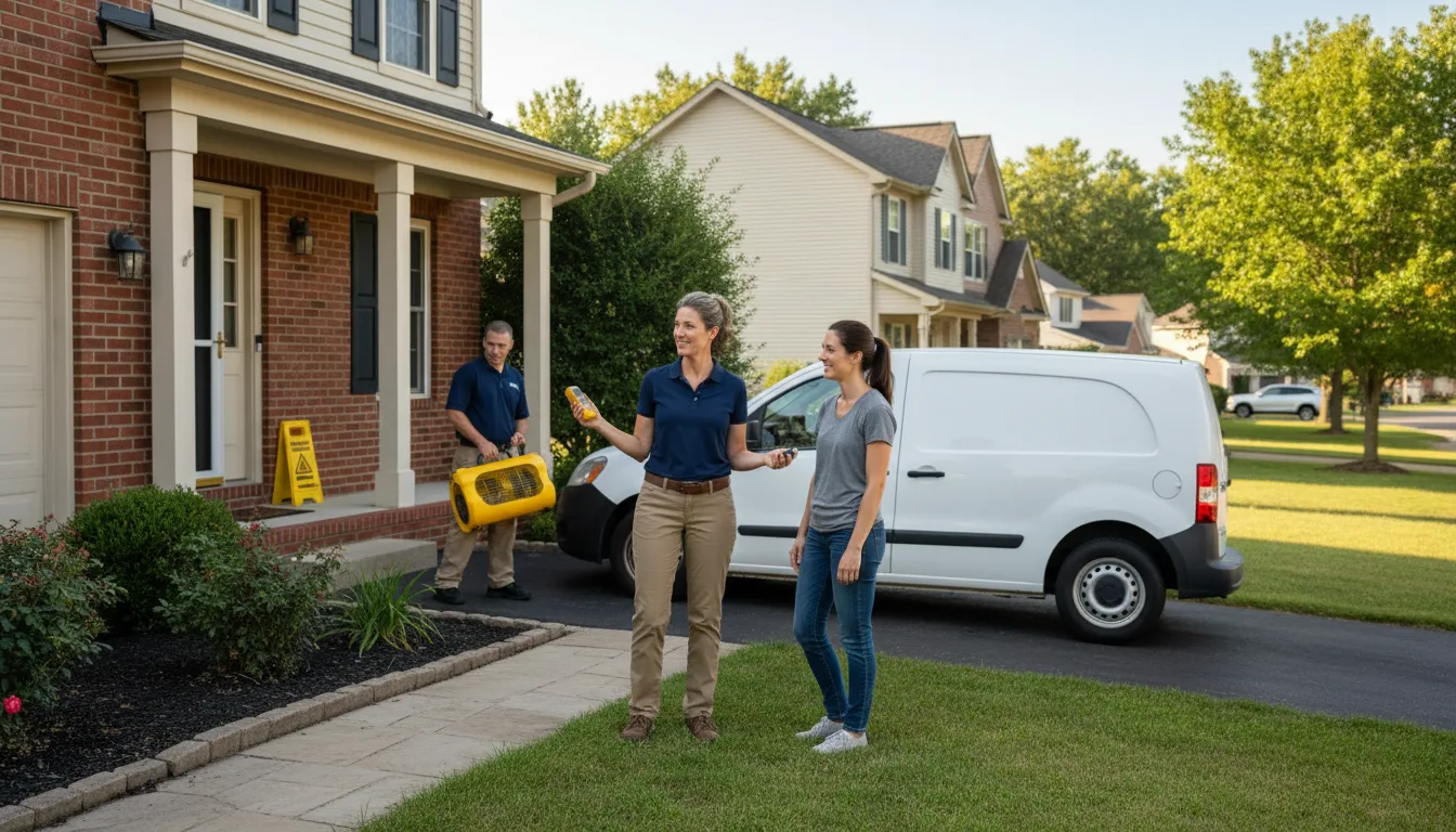 Water restoration image for Home Water Damage Repair in Mallard, IA
